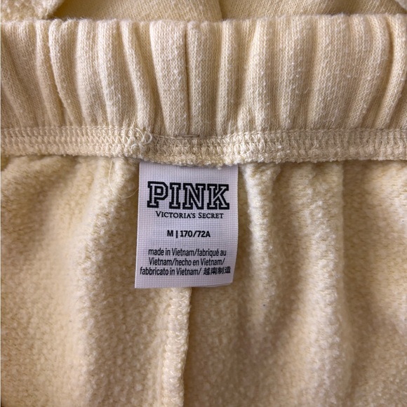 Light Yellow Women's Lounge Shorts by PINK - Picture 3 of 3